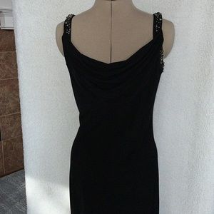 Black Calvin Klein Evening Gown. Size 6. Worn once.